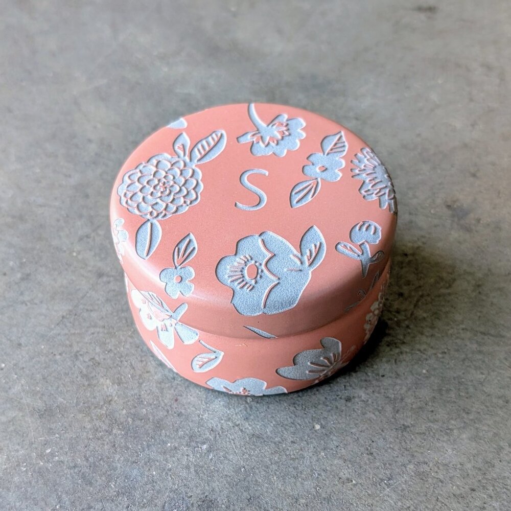 Anthropologie Masey Monogram Trinket Dish Ceramic Letter S